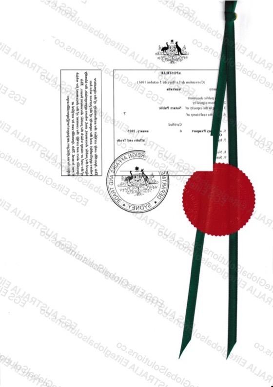 Australian Police Check for Overseas Use - Sample 2 redacted document sample preview